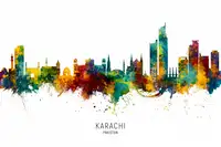 Tompsett, Michael: Karachi Pakistan Skyline