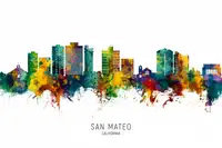 Tompsett, Michael: San Mateo California Skyline