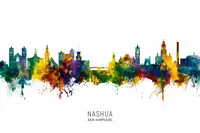 Tompsett, Michael: Nashua New Hampshire Skyline