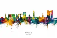 Tompsett, Michael: Ithaca New York Skyline