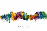 Tompsett, Michael: Milton Keynes England Skyline