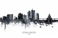 Tompsett, Michael: Cedar Rapids Iowa Skyline