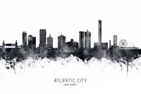 Tompsett, Michael: Atlantic City New Jersey Skyline