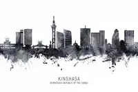Tompsett, Michael: Kinshasa Democratic Republic of the Congo Skyline