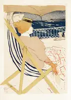 LAUTREC, TOULOUSE: La Passagère Du 54 (1896)