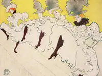 LAUTREC, TOULOUSE: Mademoiselle Eglantine’s Troupe (1896)