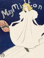 LAUTREC, TOULOUSE: May Milton Poster(1895)