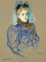 LAUTREC, TOULOUSE: May Milton Portrait (1895)