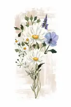 Moss, Ann Sally: Wild Floral in suptle shades