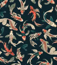 Lane, Hendon: Hla018  Koi Fish Dark