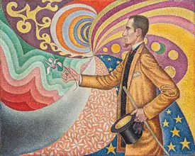 Signac, Paul: Portrait of Felix Feneon (1890)
