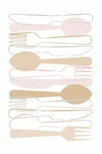 Martina: Peach Cutlery