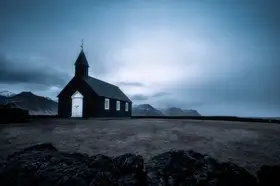 Morávek, Martin: Church at Budhir, Iceland
