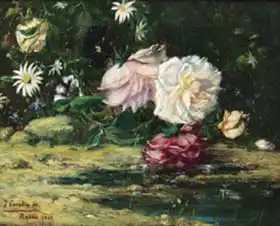 Sorolla y Bastida, Joaquin: Flores sobre el agua