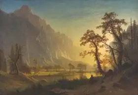 Bierstadt, Albert: Sunrise, Yosemite Valley