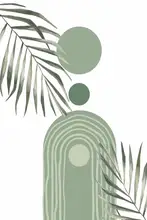 Moss, Ann Sally: Green Boho 2