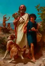Bouguereau, Adolphe: Homer and His Guide