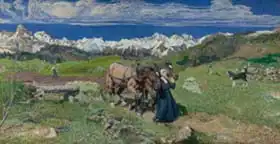 Segantini, Giovanni: Spring in the Alps