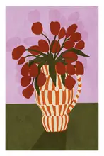 Tunaboylu, Emel: Flower Vase 1ratio 2x3 Print By Bohonewart
