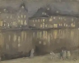 Whistler, J. M.: Grand Canal, Amsterdam, Nocturne