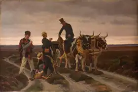 Henningsen, Frants: Walking trip. Jutland