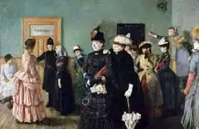 Krohg, Christian: Albertine at the police station