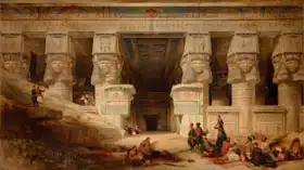 Roberts, David: The Temple of Dendera, Upper Egypt