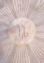 Manovski, Sarah: Capricorn Boho Star Sign Sun