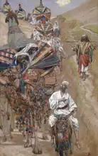 Tissot, James Joseph: Rebecca and Isaac on the way