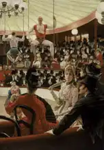 Tissot, James Joseph: Women in Paris - admirers circus