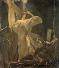 Gyzis, Nikolaos: Archangel, study for the Foundation of the Faith