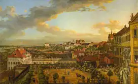 Bellotto, Bernardo: View of Warsaw from the Terrace of the Royal Castle