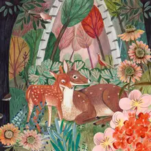 Müller, Bonne Caroline: Deer in the forest