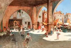 Gegerfelt, Wilhelm von: Venetian quayside