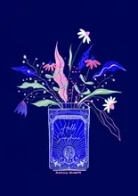 Bloom, Baroo: Tin Can Flower Illustration