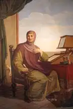 Benvenuti, Pietro: Painted portrait of Giovanni Boccaccio