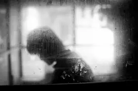 Imaginative: Silhouet of a man