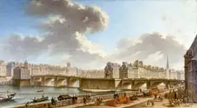 Raguenet, Jean-Baptiste: The Pont-Neuf and the Cité, seen from the Quai de Conti