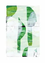 cartissi: Lime Green Black Abstract No1