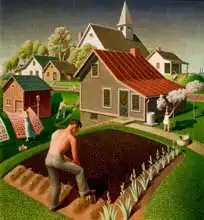Wood, Grant: Spring in Town