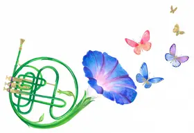 Brent, Isabelle:  French Horn and Butterflies