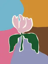 Studio, Art Miho: Retro minimal flower II
