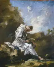 Magnasco, Alessandro: Hermit in the desert