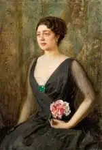 Axentowicz, Teodor: Portrait of Izabela Szembekowa