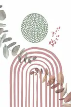 Moss, Ann Sally: Boho in sage green and pink