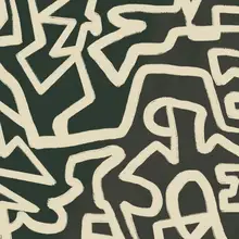 Dean, Little: Abstract line art maze pattern