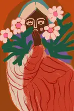 Treechild: Shy Flower Girl