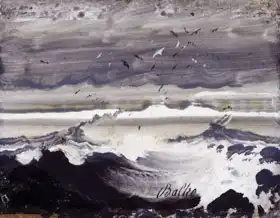 Balke, Peder: Stormy sea
