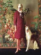 Artography, Vertigo: Portrait - Saluki