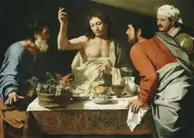 Cavarozzi, Bartolomeo: Supper at Emmaus